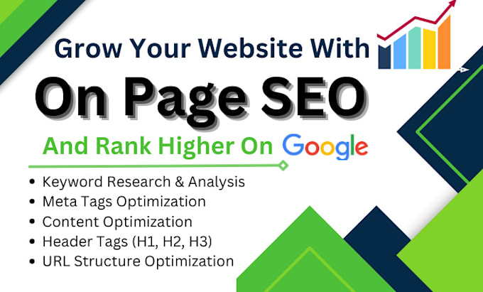 Gig Preview - Do on page SEO of your website for top search rankings