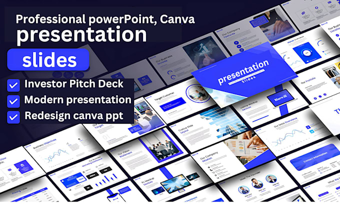 Gig Preview - Craft modern investor pitch decks and professional powerpoint redesigns, PPT