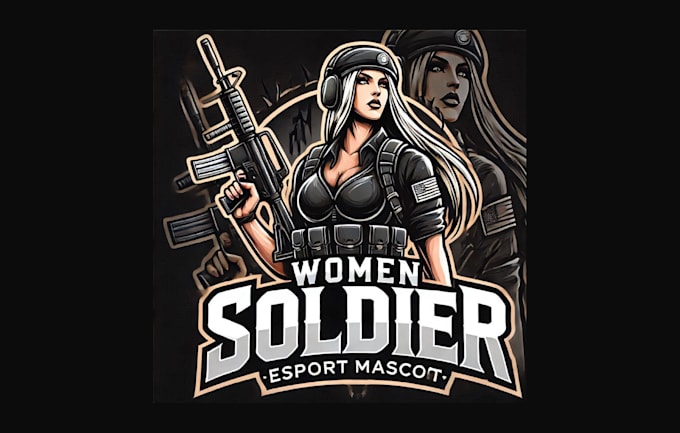 Bestseller - do unique women soldier mascot logo with new concepts