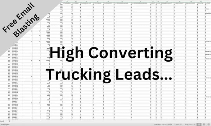 Gig Preview - Find fresh workable hot trucking leads from carrier database