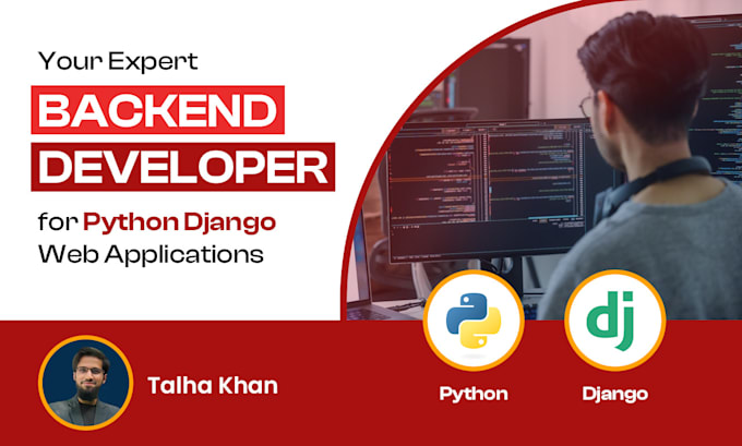 Gig Preview - Be your backend developer for python django web applications