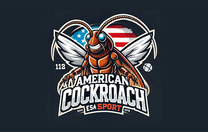 Gig Preview - Do amazing american cockroach mascot logo for your company