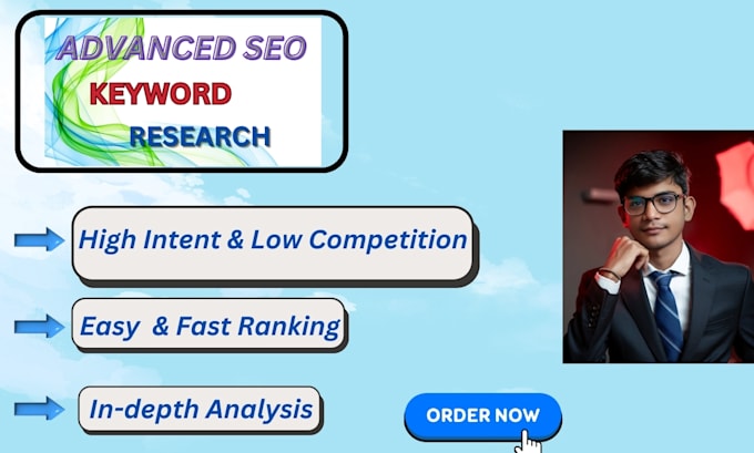 Gig Preview - Do SEO optimize keyword research for your website