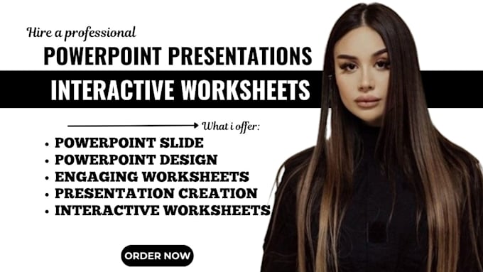 Gig Preview - Do powerpoint presentations and  interactive worksheets