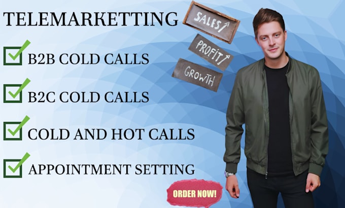 Gig Preview - Professionally handle b2b or b2c telemarketing cold calling, appointment setting