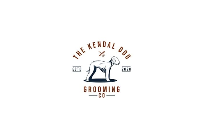 Gig Preview - Make good looking dog grooming salon logo