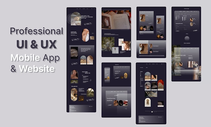 Gig Preview - Do UI UX design, website, mobile app UI UX design