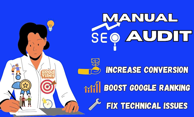 Gig Preview - Perform website SEO audit, on page, backlink analysis with action plan