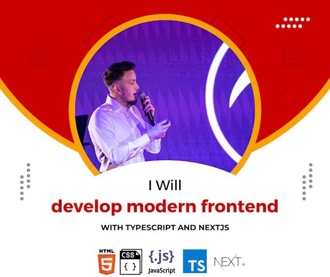 Gig Preview - Develop modern frontend with typescript and nextjs