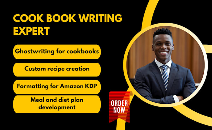 Gig Preview - Design and write your cookbook, recipe book, and recipe ebook with formatting