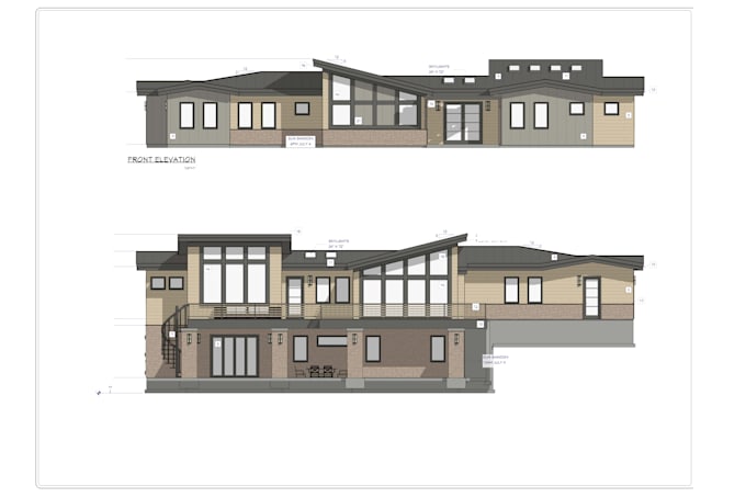 Gig Preview - Make architecture drawings in autocad blueprint landscape floorplan elevations