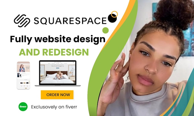 Gig Preview - Build squarespace website and squarespace website development