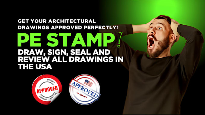 Gig Preview - Do all USA architectural drawings, pe stamp and review for city permit approval