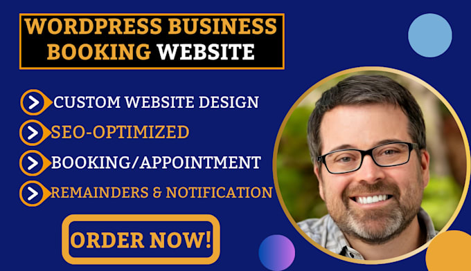 Bestseller - build responsive wordpress business appointment and booking website design