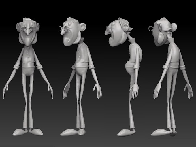 Gig Preview - Fix 3d game character 3d unreal modeling for printing 3d meme coin with zbrus