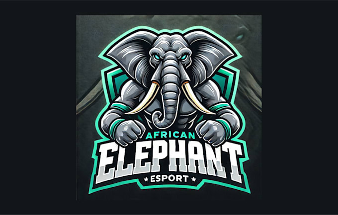 Gig Preview - Do awesome african elephant mascot logo for your company