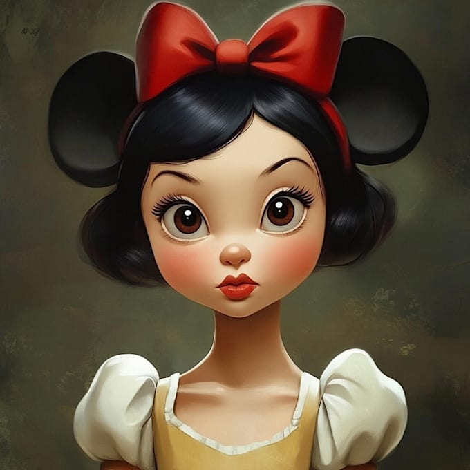 Gig Preview - Turn your portrait into a disney style cartoon illustration