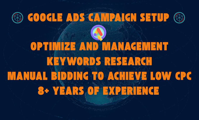 Gig Preview - Setup and manage your google ads adwords ppc campaigns, pmax campaigns