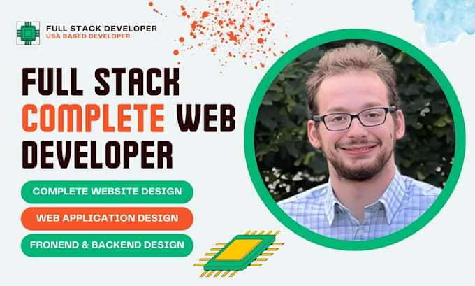 Gig Preview - Create complete website to design frontend, and backend as full stack developer