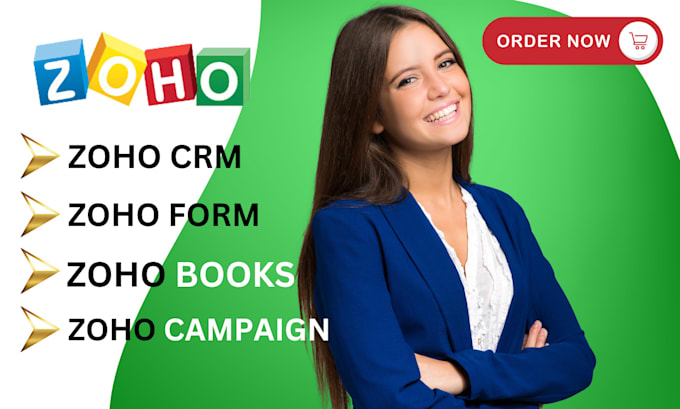 Gig Preview - Set up your zoho CRM, zoho creator, zoho campaigns, zoho CRM manager, recruit