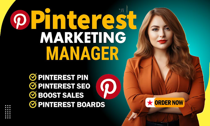 Gig Preview - Setup, manage and grow your pinterest marketing for your business