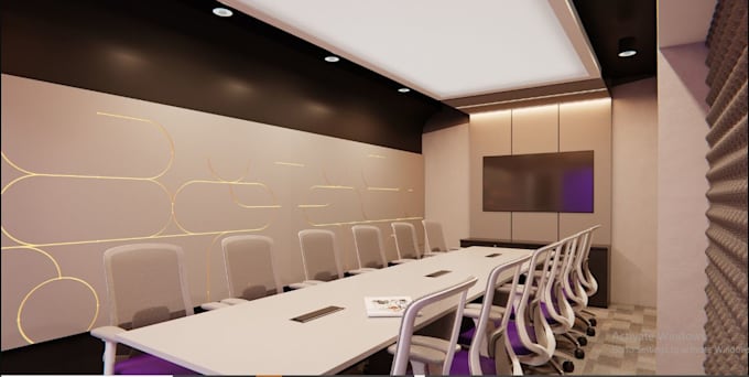 Gig Preview - Be your realistic office designer render meeting room workspace reception design