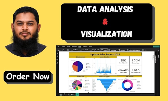 Gig Preview - Do dynamic sales report using microsoft powerbi for your business