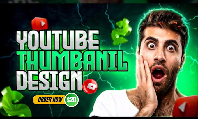 Gig Preview - Design the best custom youtube thumbnail design in 5hrs