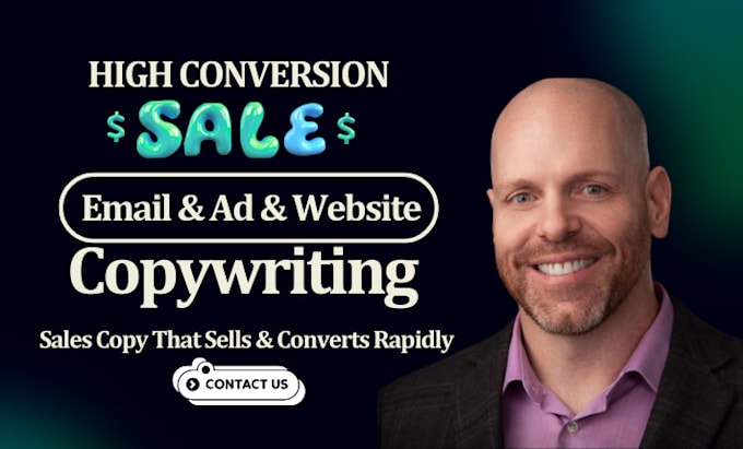 Gig Preview - Write engaging and persuasive sales copy for emails, website, and ad copywriting