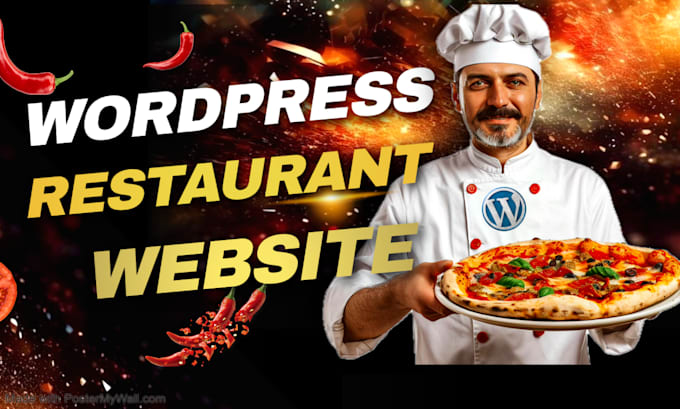 Gig Preview - Build your affordable wordpress restaurant website