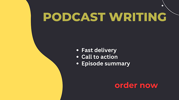 Gig Preview - Write podcast show notes within 24hrs