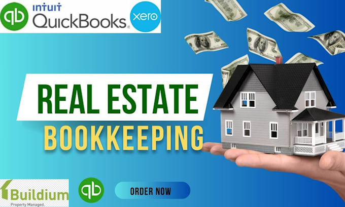 Gig Preview - Do real estate and property bookkeeping in quickbooks,xero