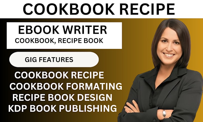 Gig Preview - Design and illustrate cookbook, cookbook formatting