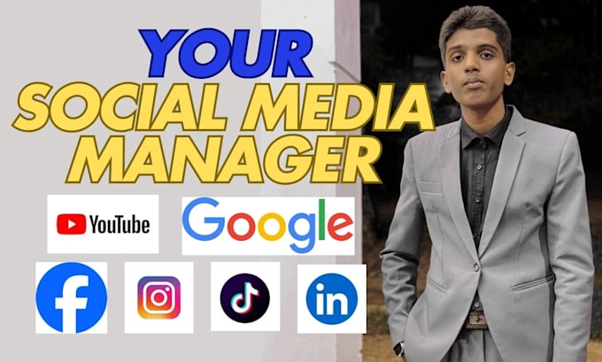 Bestseller - be your social media manager for any platform