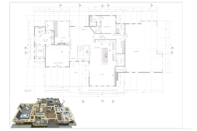 Bestseller - draw architectural house plan floorplan mep using autocad for city submission