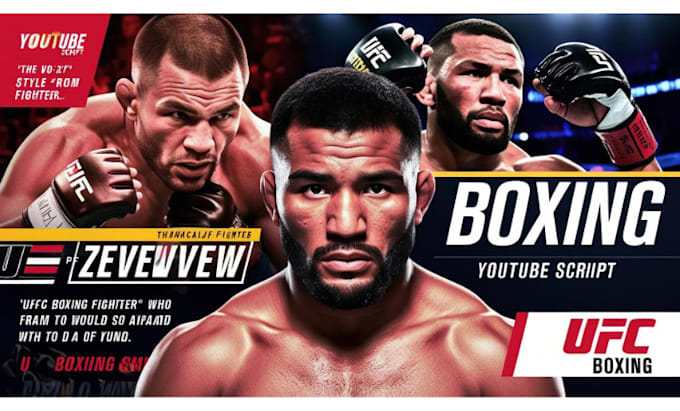 Gig Preview - Knockout youtube script top10 MMA boxing ufc documentary scriptwriting