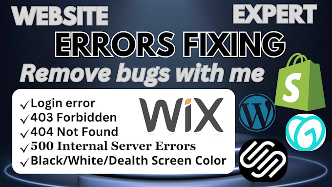 Gig Preview - Fix wordpress issues, shopify, wix coding, crs errors, txt file malware, bug fix