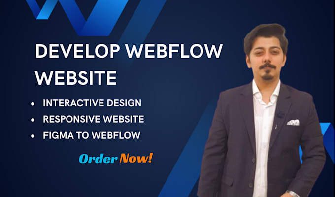 Gig Preview - Design webflow website, figma to webflow, webflow developer expert