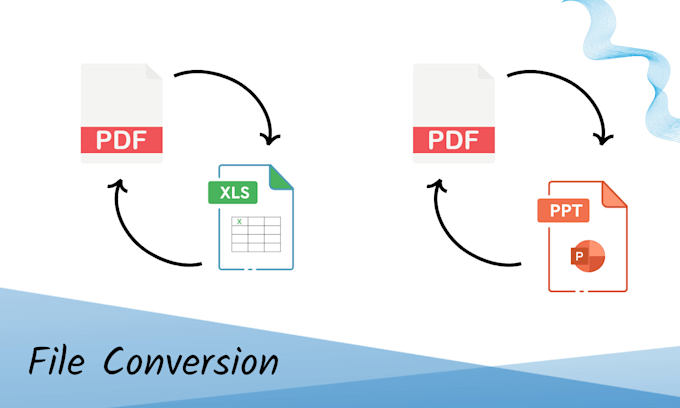 Gig Preview - Convert pdfs to doc, PPT, jpg, excel and vice versa