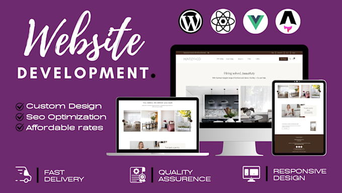 Gig Preview - Create custom wordpress website design or business website