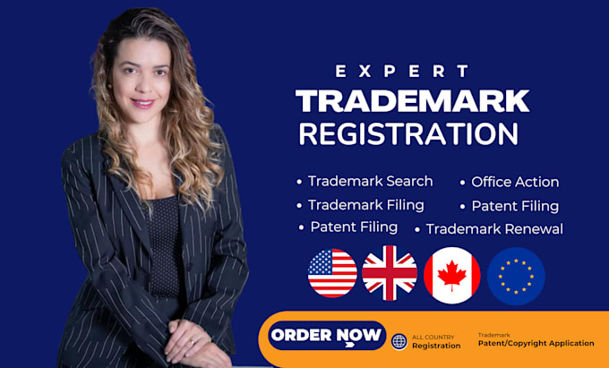 Gig Preview - Be your trademark attorney, patent search, statement of use filing registration