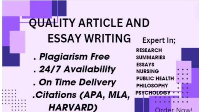 Gig Preview - Do urgent essay writing, article , summary, content, case study, research