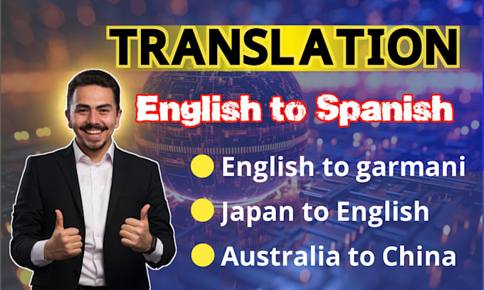 Bestseller - do translation for english to spanish expert