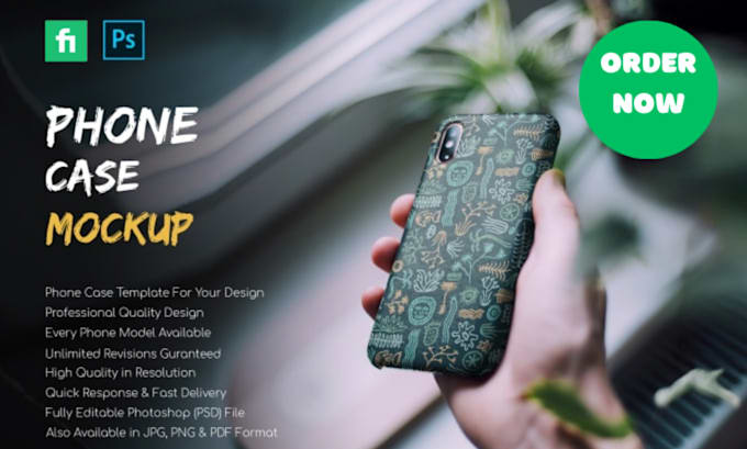 Gig Preview - Create unique and custom mobile case designs for your brand