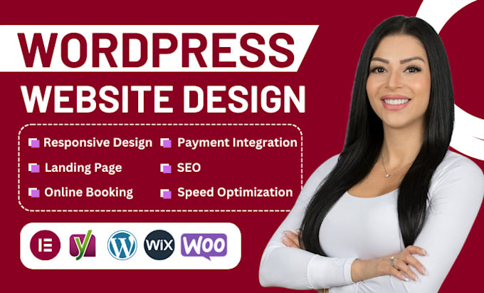 Gig Preview - Create wordpress website design on elementor pro bluehost godaddy hostinger