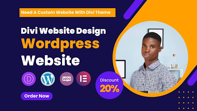 Gig Preview - Build wordpress responsive website, divi builder,  divi theme, divi wordpress