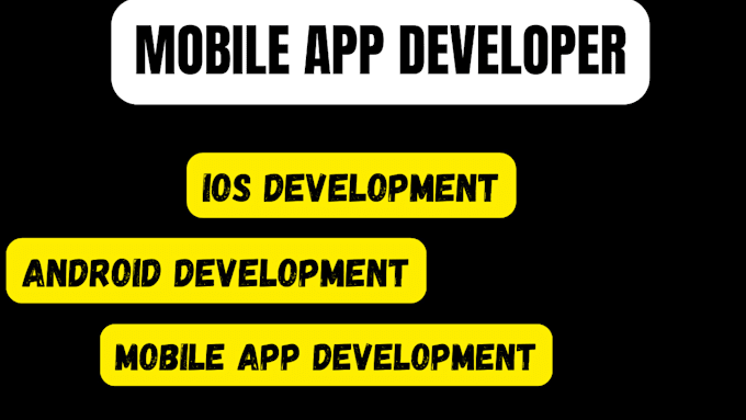 Gig Preview - Do mobile app development IOS development android development