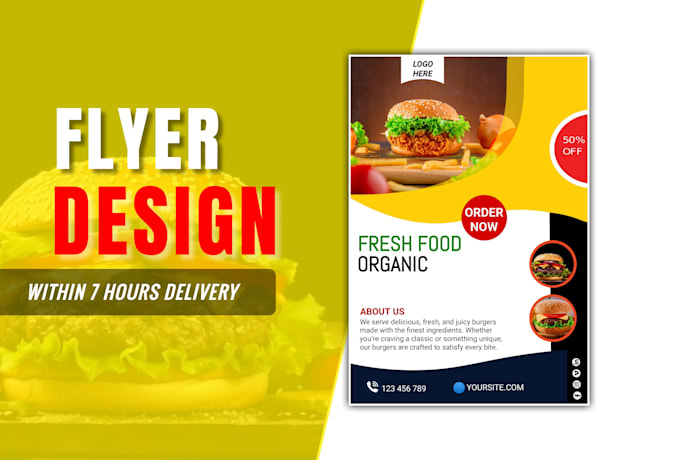 Gig Preview - Design an amazing business flyer in just 7 hours