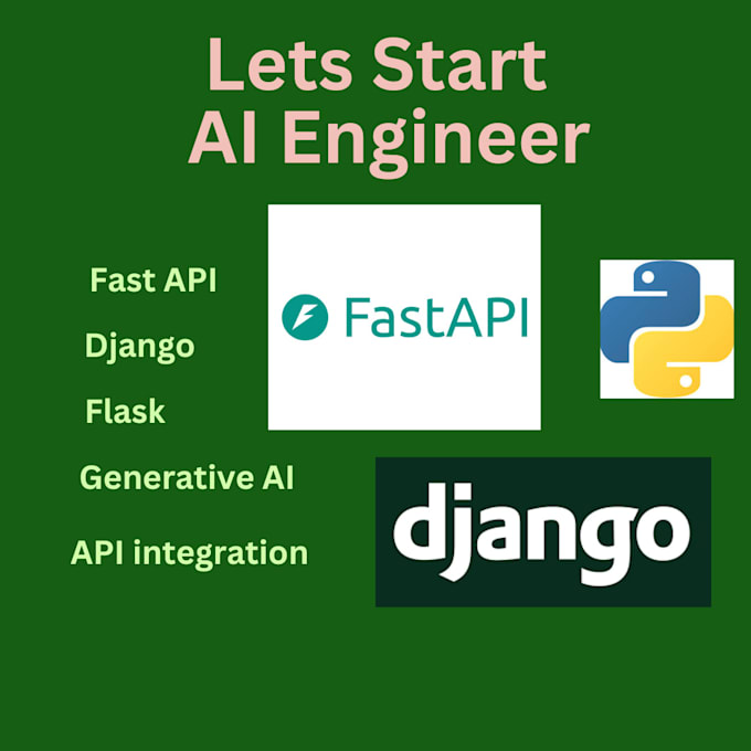 Gig Preview - Build your website with django,fastapi,flask, with generatve ai