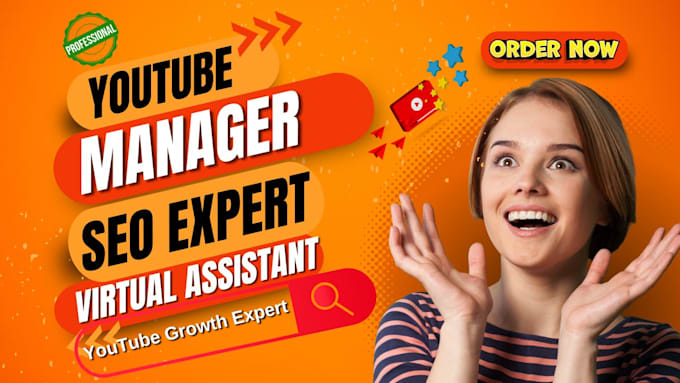 Gig Preview - Be your youtube manager and SEO expert